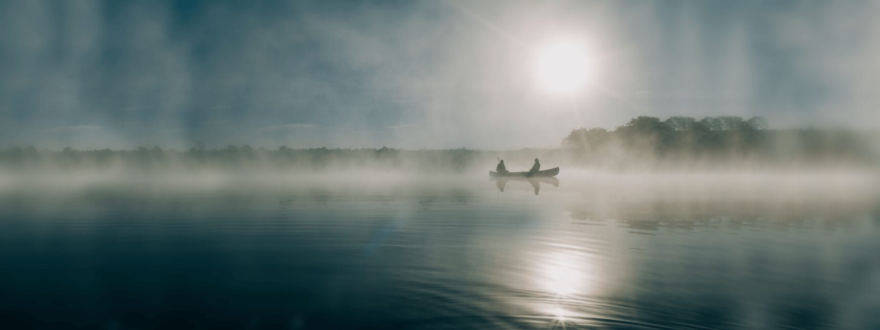 background lake with boat