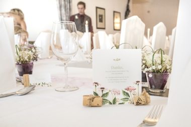 floral wedding thank you - take bouquet for free